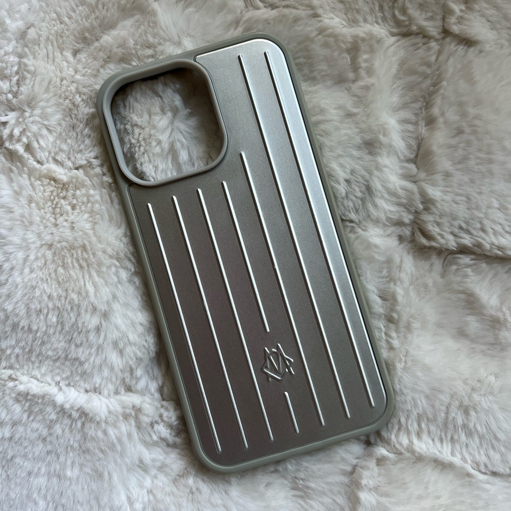 Rimowa iPhone 12 Pro case.